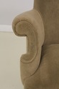 56604EC: Velvet Upholstered Queen Anne Mahogany Ch