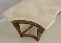 L56409EC: MAITLAND SMITH Marble Top Large Console 