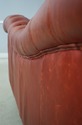 69283: Vintage Chesterfield 3 Seat Leather Tufted 