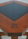 69195: STICKLEY Cherry Mission Style Granite Top T