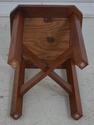 69195: STICKLEY Cherry Mission Style Granite Top T