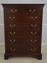 69297: STICKLEY Chippendale Cherry High Chest of D