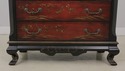 F56423EC: Paint Decorated Fall Front Abbatant Desk