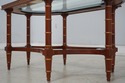 L74100: JOHN WIDDICOMB Neoclassical Glass Top Coff