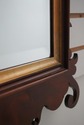 41741: SOUTHAMPTON Chippendale Mahogany Beveled Gl