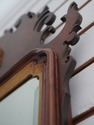 41741: SOUTHAMPTON Chippendale Mahogany Beveled Gl