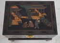 74156: DREXEL Chinoiserie Decorated Lift Top Box S