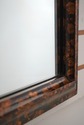 41760: LABARGE Faux Tortoise Finish Tombstone Mirr