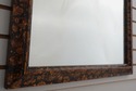 41760: LABARGE Faux Tortoise Finish Tombstone Mirr