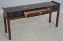 74155: DREXEL Chinoiserie Decorated 1 Drawer Conso