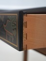 74155: DREXEL Chinoiserie Decorated 1 Drawer Conso