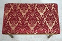 L74102: Pair of Red & Gold French Louis XVI Ottoma
