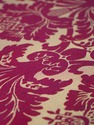 L74102: Pair of Red & Gold French Louis XVI Ottoma