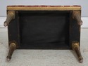 L74102: Pair of Red & Gold French Louis XVI Ottoma