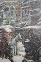 F74190: D. MASSON Artist Signed Winter Oil Paintin