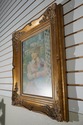 F41698: Gold Framed Print Of Girl w. Doll - Signed