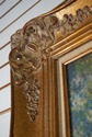F41698: Gold Framed Print Of Girl w. Doll - Signed