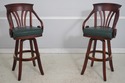 74138: Set of 5 MIKHAIL DARAFEEV Mahogany Bar Stoo