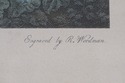 F54645: Framed Engraving Print Of Stag Hounds Hunt