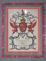 F54650: Framed Coat Of Arms Print - Carteret Earl 