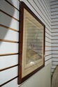 F54657: Vintage Framed Engraving Of Horse & Dog Hu