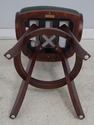 74138: Set of 5 MIKHAIL DARAFEEV Mahogany Bar Stoo