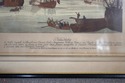 F54655: Vintage Engraving Of Philadelphia w. Boats