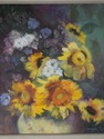 F39697/98: Pair Of Oil On Canvas Of Still Life Sun