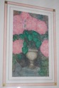 F41722: Pair Of Pink Flowers Still Life Artwork - 