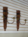 F74059: Pair MAITLAND SMITH Regency Iron & Brass C