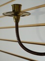 F74059: Pair MAITLAND SMITH Regency Iron & Brass C