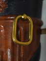 F74059: Pair MAITLAND SMITH Regency Iron & Brass C