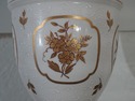 F74075: Pair SEVRES Style Gold Gilt Floral Motif P