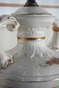 F74075: Pair SEVRES Style Gold Gilt Floral Motif P