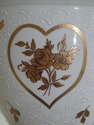 F74075: Pair SEVRES Style Gold Gilt Floral Motif P