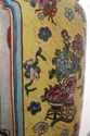 F74079: Pair Chinese Familia Rose Decorated Table 