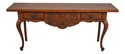 60961EC: DREXEL Country French Walnut 3 Drawer Sof