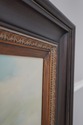 F60890EC: Artist Signed Framed Oil Painting On Can