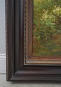 F60890EC: Artist Signed Framed Oil Painting On Can