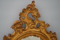 61052EC: Ornate Wood Carved Frame Gold Rococo Mirr