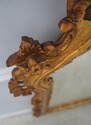 61052EC: Ornate Wood Carved Frame Gold Rococo Mirr