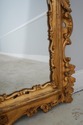 61052EC: Ornate Wood Carved Frame Gold Rococo Mirr