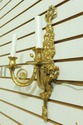 LF52741EC: Classical Brass 2 Arm Lighted Candelabr