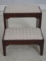 69512: Chippendale Style Mahogany Bedsteps