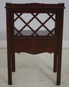 69498: Pair Of HENKEL HARRIS Mahogany 1 Drawer Nig