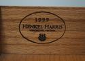 69498: Pair Of HENKEL HARRIS Mahogany 1 Drawer Nig
