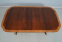 L69440: KARGES Banded Mahogany Duncan Phyfe Dining