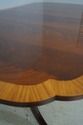 L69440: KARGES Banded Mahogany Duncan Phyfe Dining