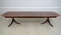 L69440: KARGES Banded Mahogany Duncan Phyfe Dining