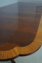 L69440: KARGES Banded Mahogany Duncan Phyfe Dining